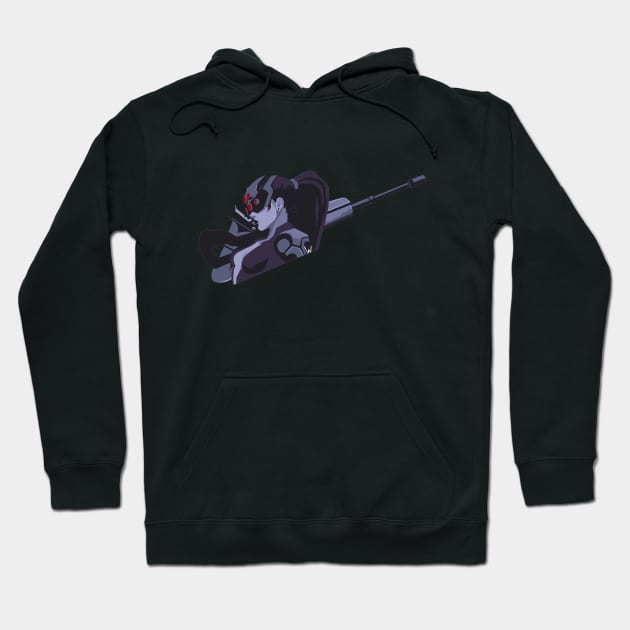 Widowmaker spray Hoodie by Jahdoll